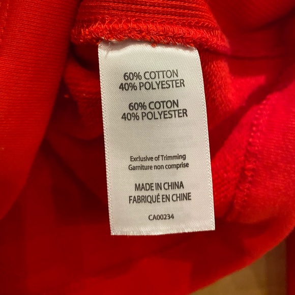 HBC | Varsity Canada French Terry Crop Sweatshirt - Picture 9 of 9